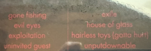 Roisin Murphy -Hairless Toys 1st press, 2015 EU import 180g vinyl VG++