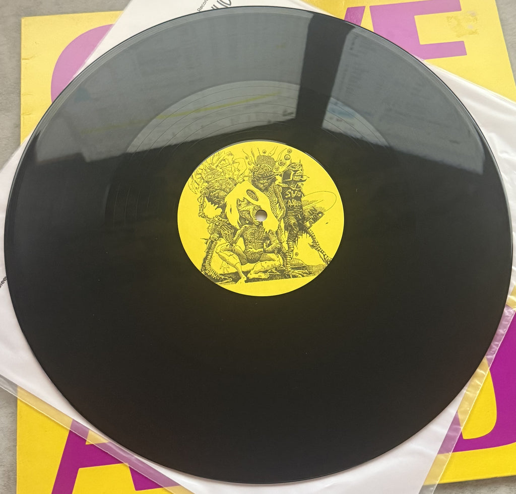 Gaye Bykers On Acid - Everythangs Groovy -1986 beauty 12" vinyl, strong VG+/VG+