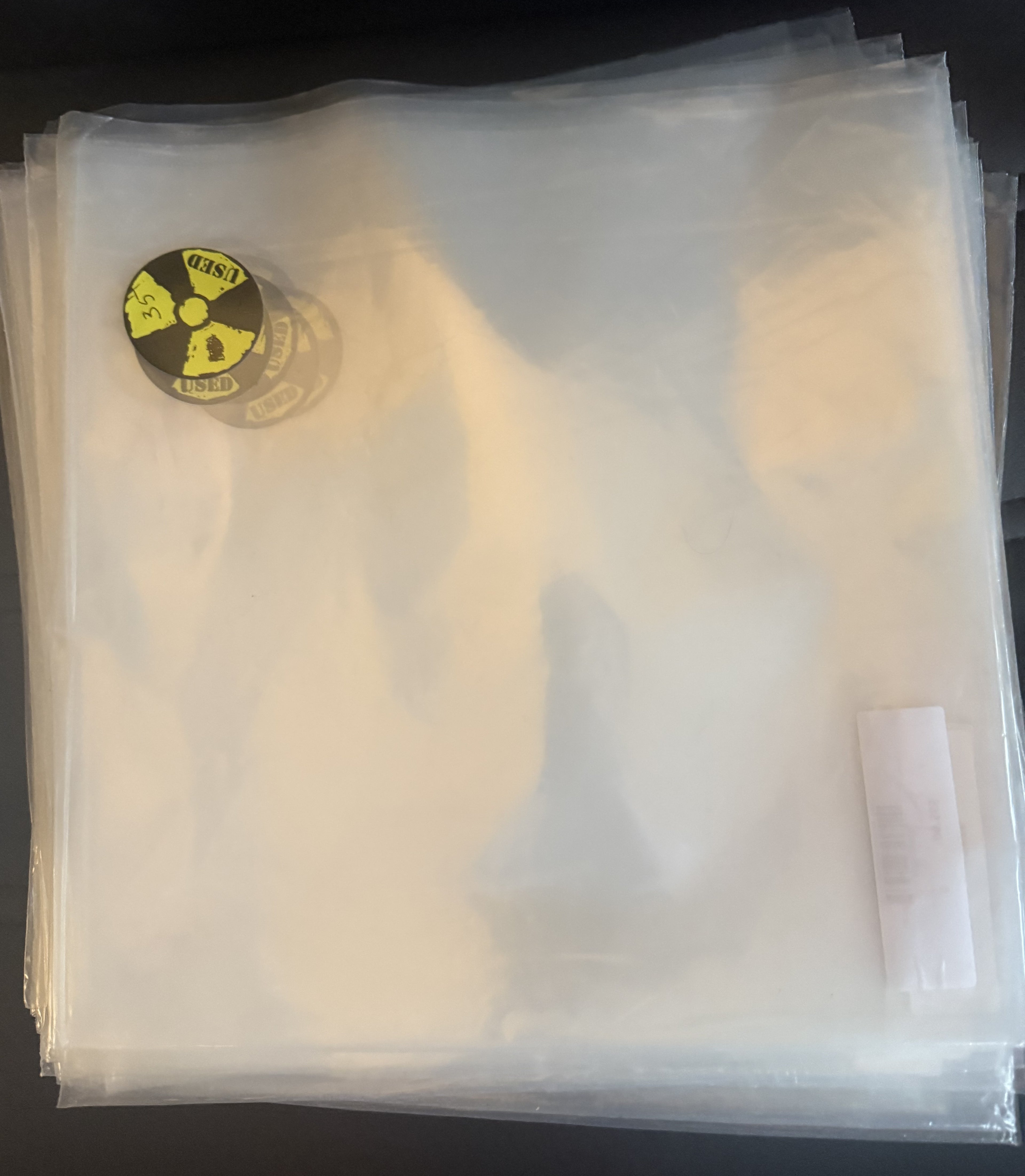 Vinyl Record accessories - used plastic outer & inner sleeves