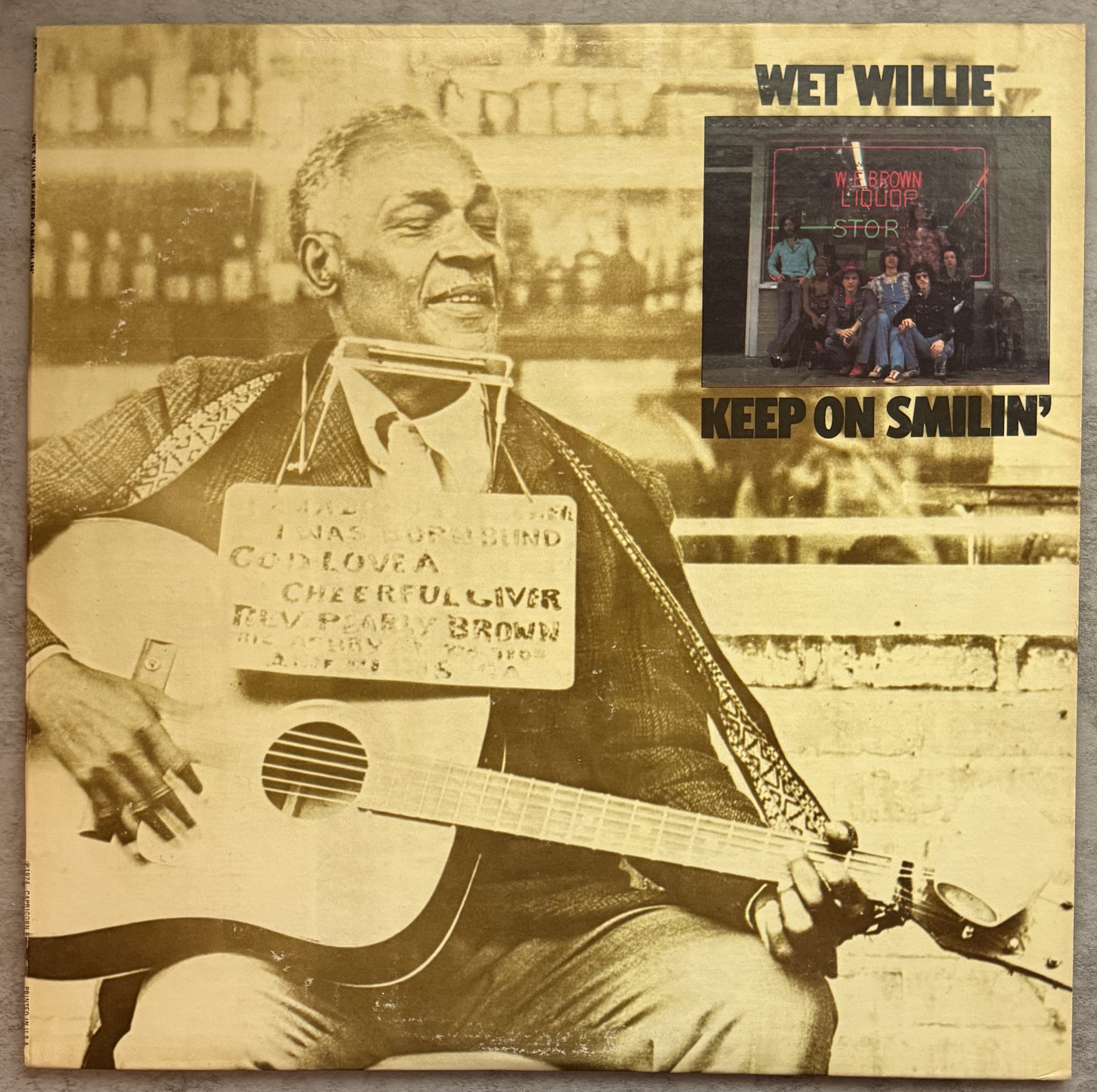 Wet Willie -Keep On Smilin' 1974 US 1st Press (TH) SUPER CLEAN, STRONG VG+/VG+