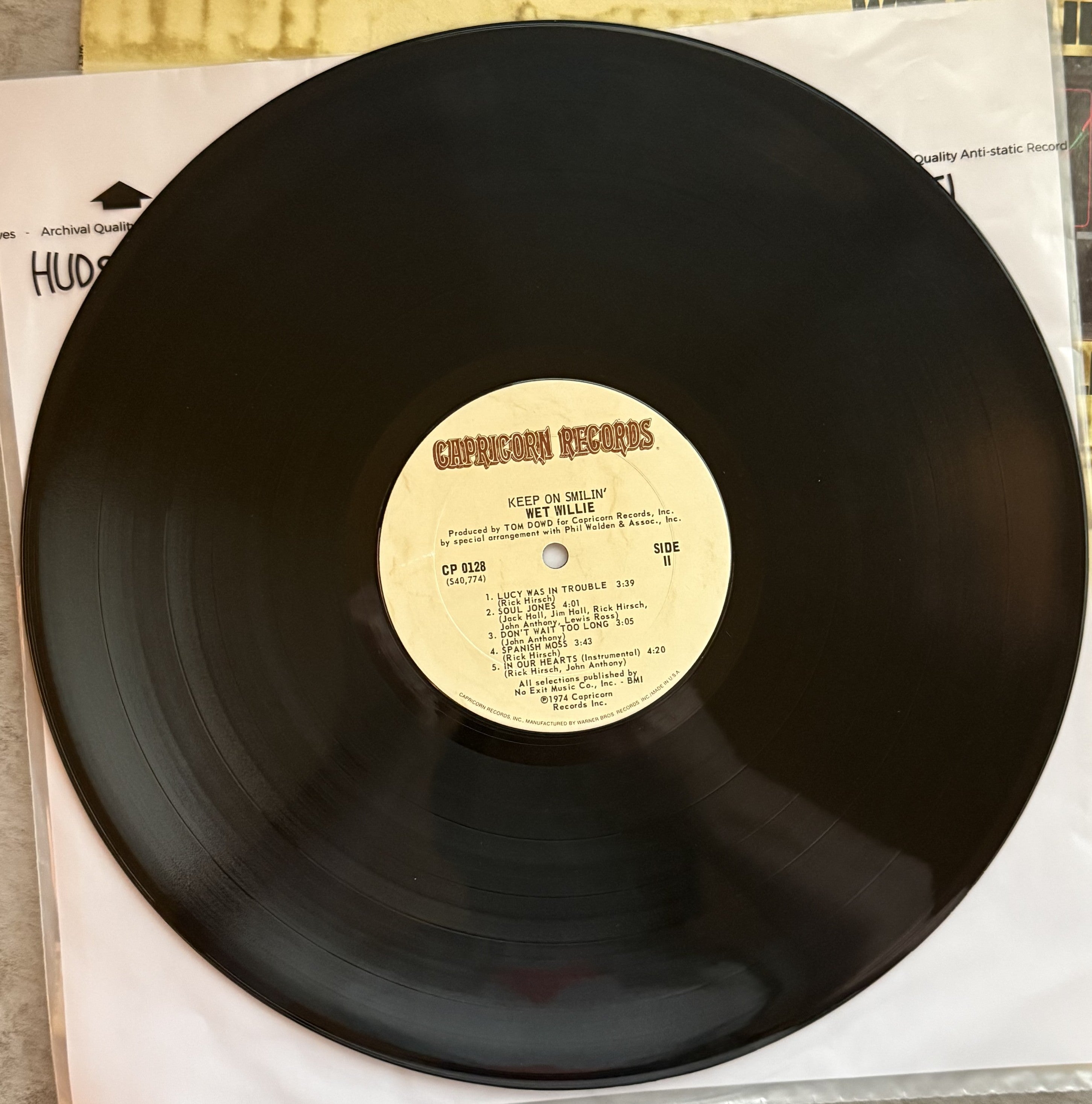 Wet Willie -Keep On Smilin' 1974 US 1st Press (TH) SUPER CLEAN, STRONG VG+/VG+