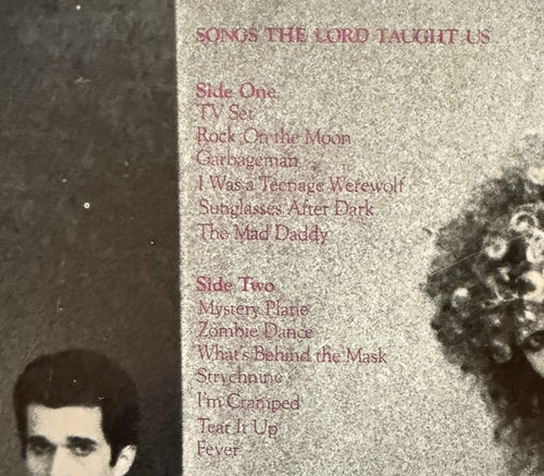 The Cramps - Songs The Lord Taught Us 1980 US 2nd Press VG+/VG  Purple Text