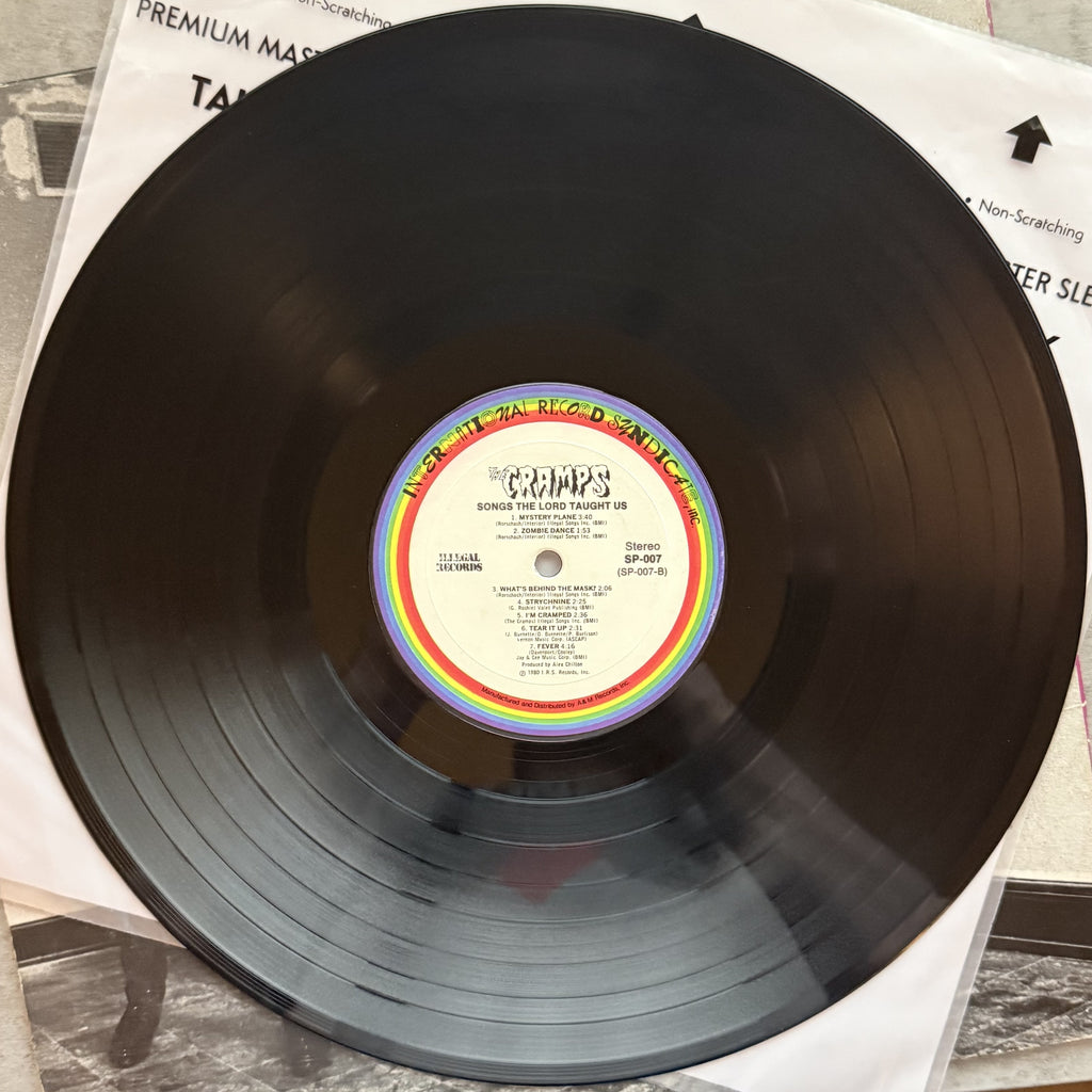 The Cramps - Songs The Lord Taught Us 1980 US 2nd Press VG+/VG  Purple Text