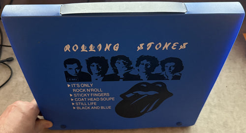 RARE -The Rolling Stones -GREEK BLUE BOX SET 1980s -5 LPs "COAT HEAD SOUPE" VG++