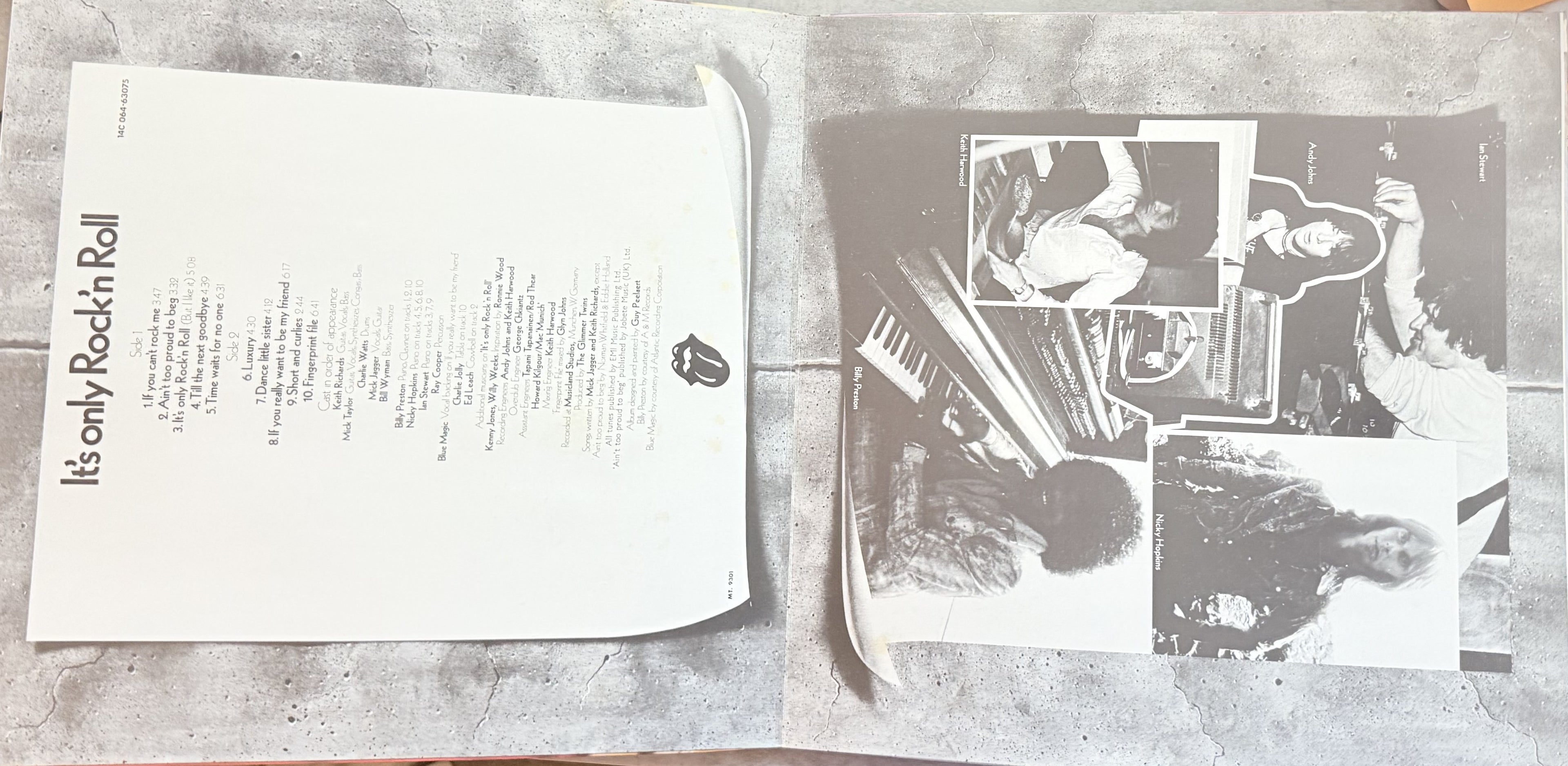 RARE -The Rolling Stones -GREEK BLUE BOX SET 1980s -5 LPs "COAT HEAD SOUPE" VG++