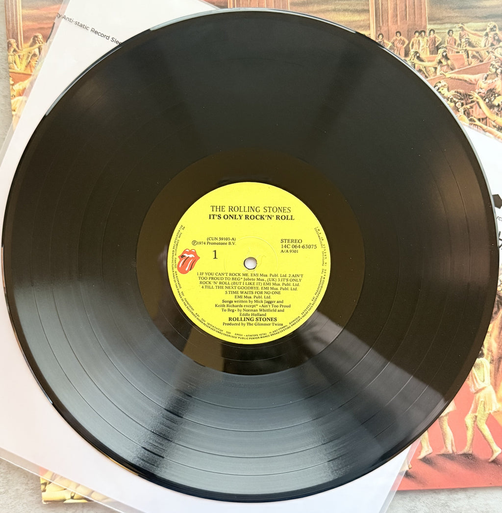 RARE -The Rolling Stones -GREEK BLUE BOX SET 1980s -5 LPs "COAT HEAD SOUPE" VG++