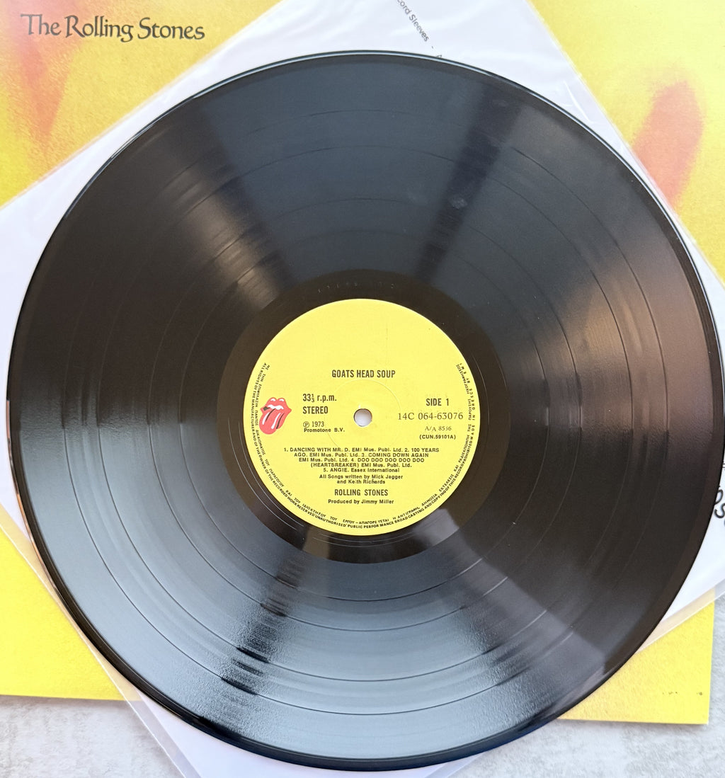 RARE -The Rolling Stones -GREEK BLUE BOX SET 1980s -5 LPs "COAT HEAD SOUPE" VG++