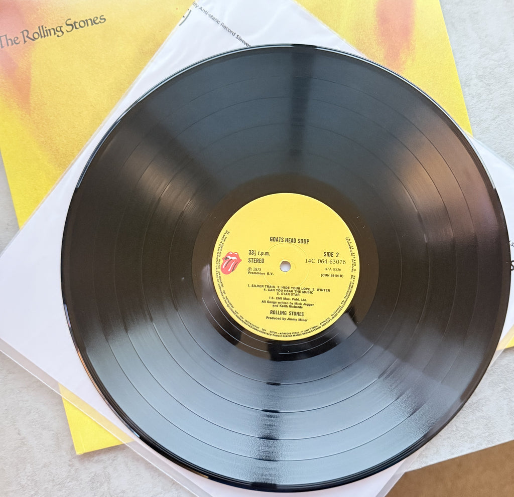 RARE -The Rolling Stones -GREEK BLUE BOX SET 1980s -5 LPs "COAT HEAD SOUPE" VG++