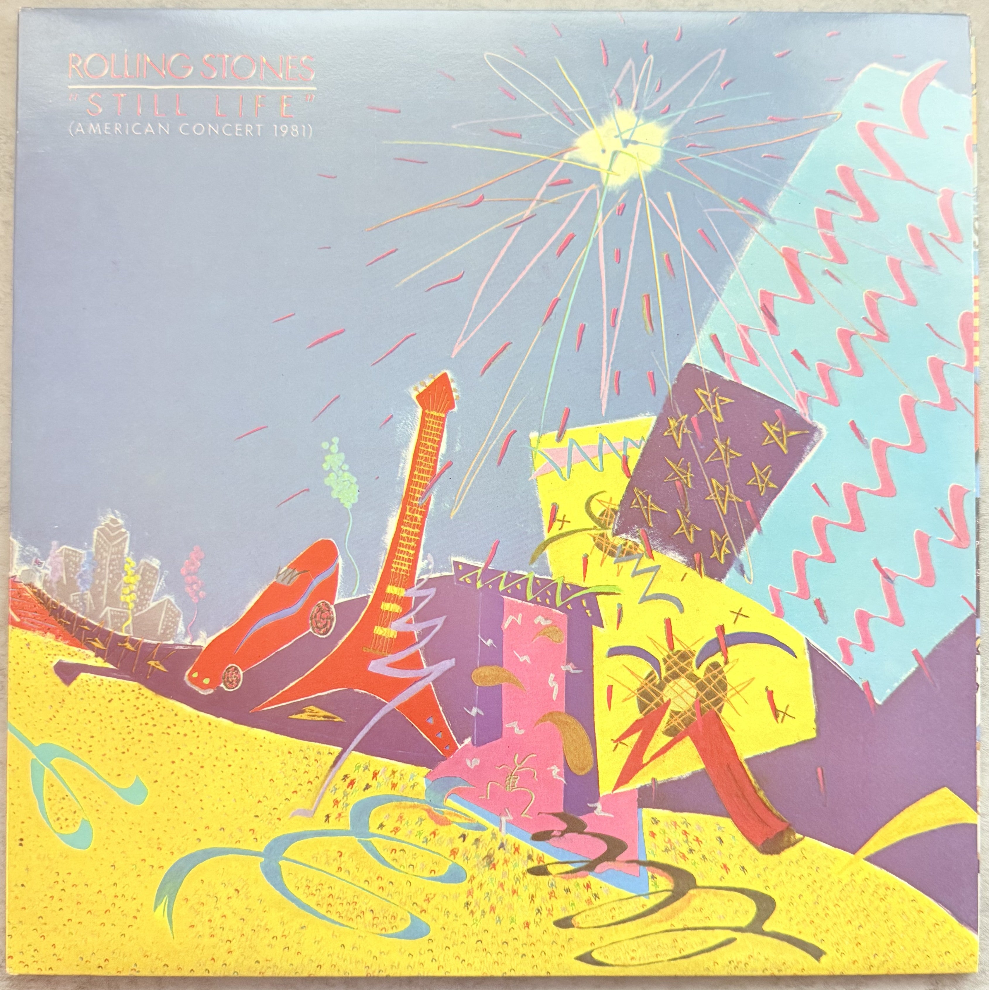 RARE -The Rolling Stones -GREEK BLUE BOX SET 1980s -5 LPs "COAT HEAD SOUPE" VG++
