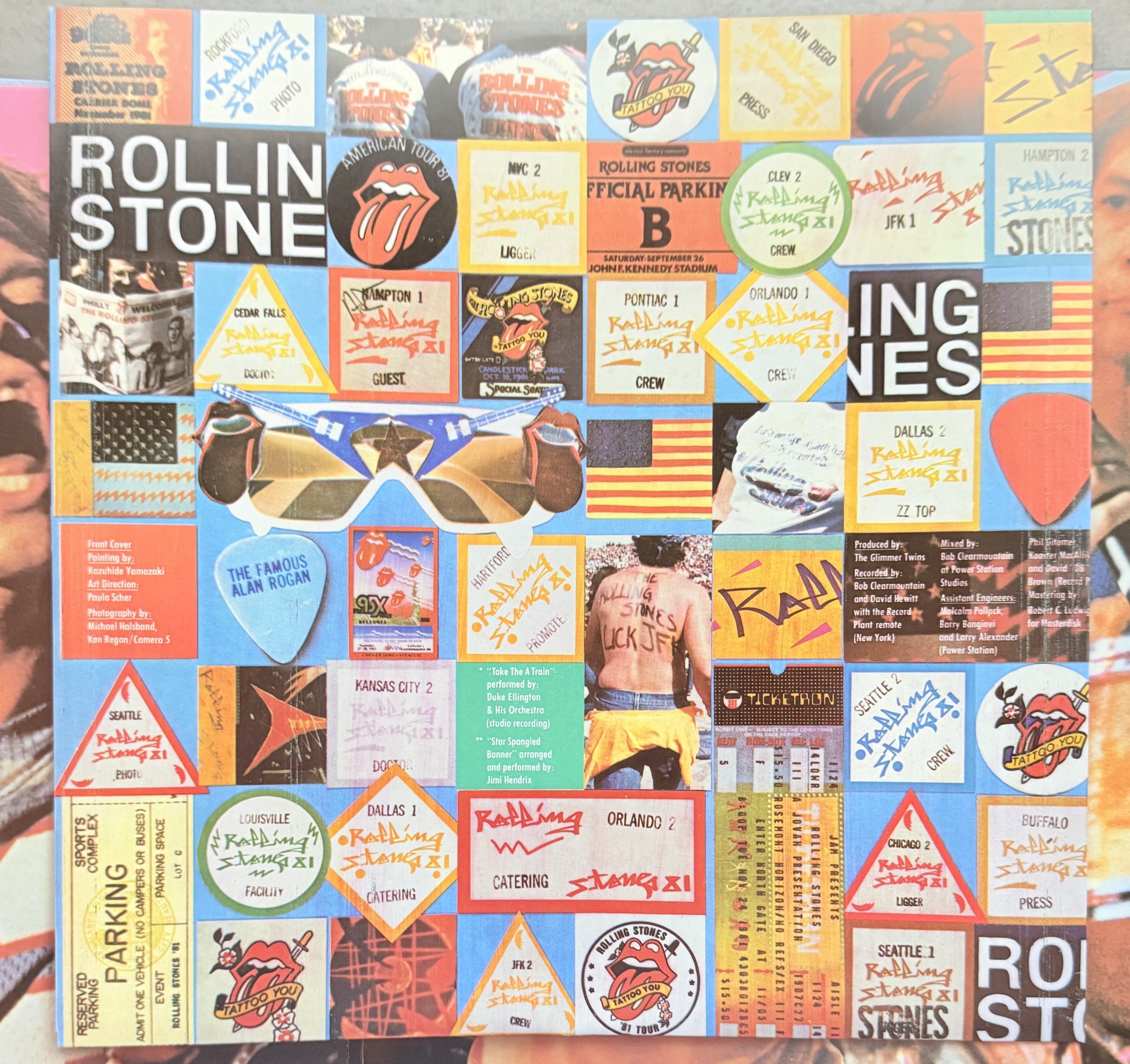 RARE -The Rolling Stones -GREEK BLUE BOX SET 1980s -5 LPs "COAT HEAD SOUPE" VG++