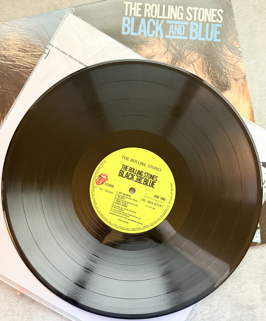 RARE -The Rolling Stones -GREEK BLUE BOX SET 1980s -5 LPs "COAT HEAD SOUPE" VG++