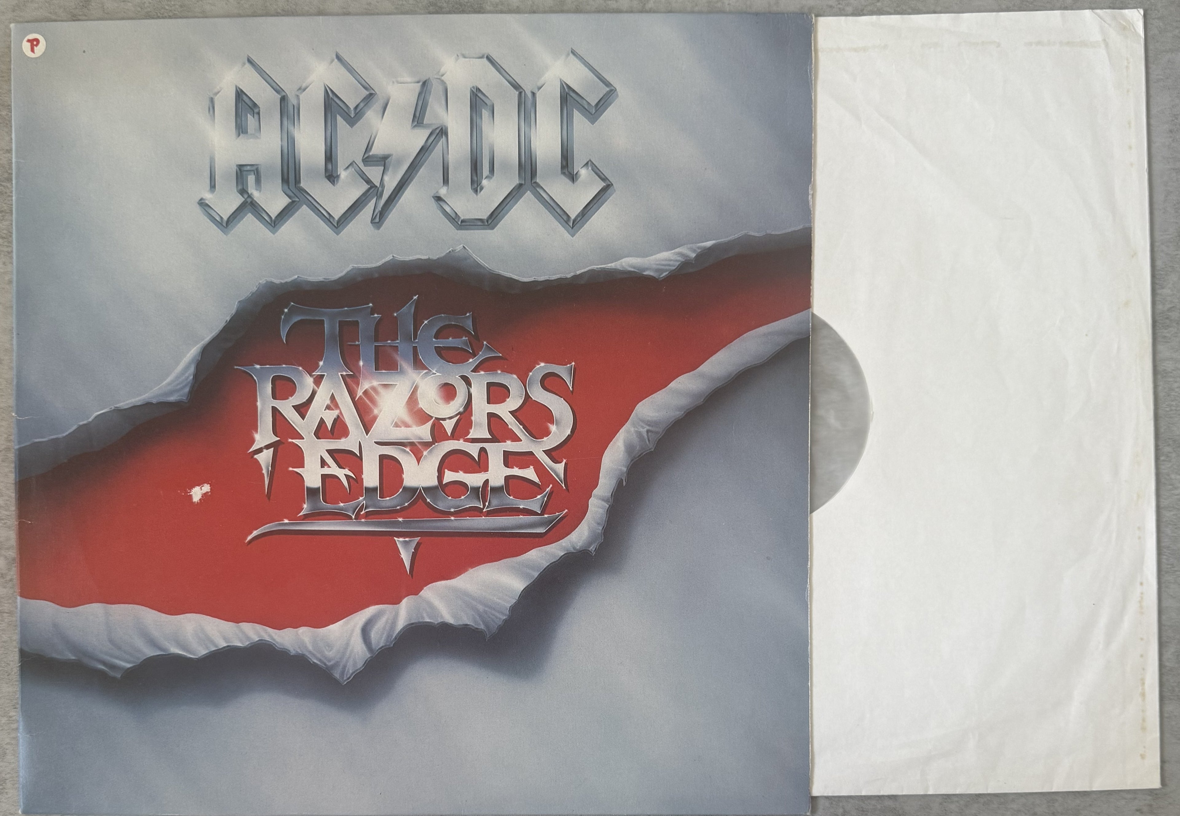 RARE AC/DC The Razors Edge 1990 HUNGARY import 1st Press Strong VG+ SLPXL 37488