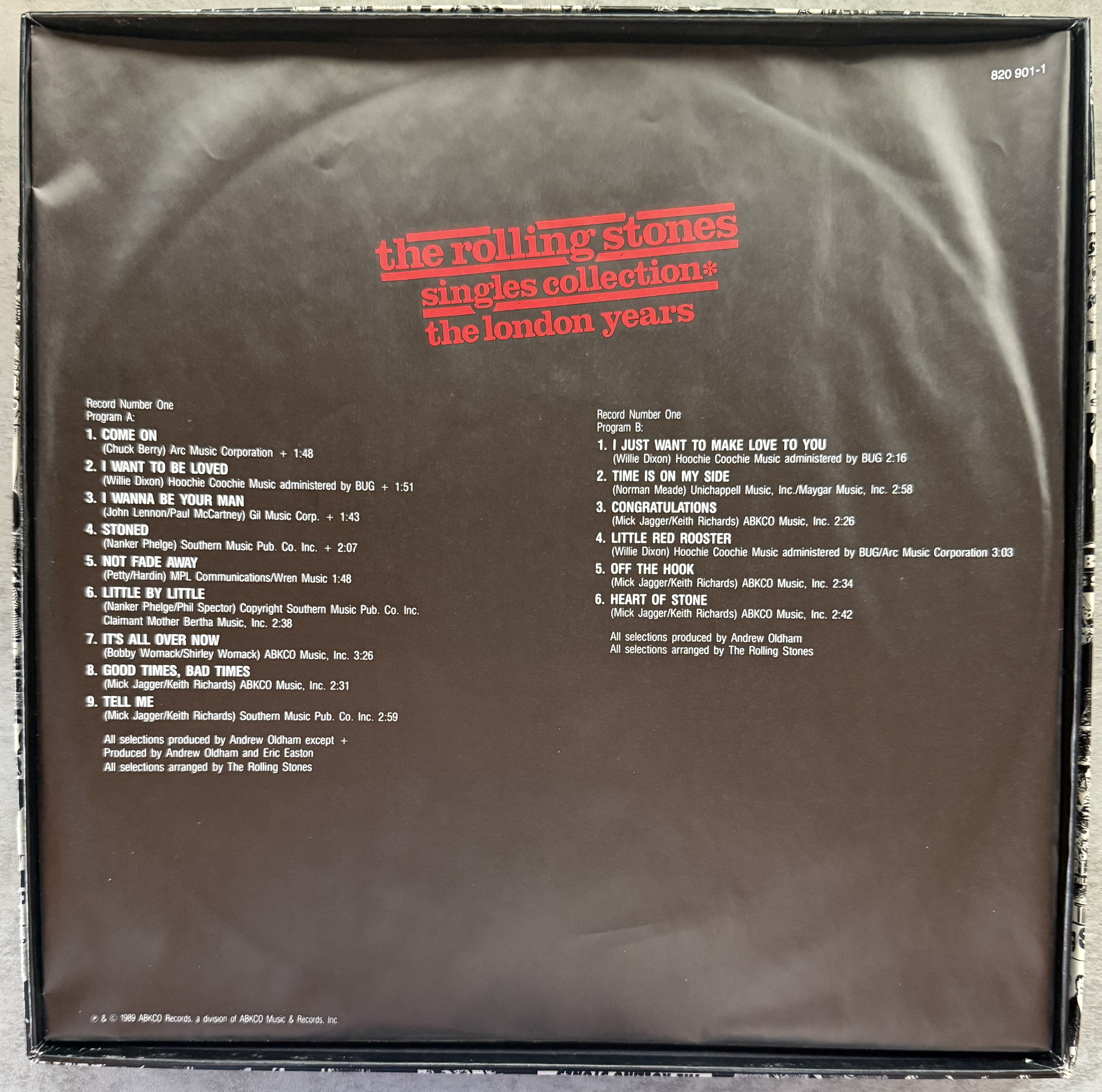 Rolling Stones -Singles Collection * The London Years -4xLP BOX SET STRONG VG++