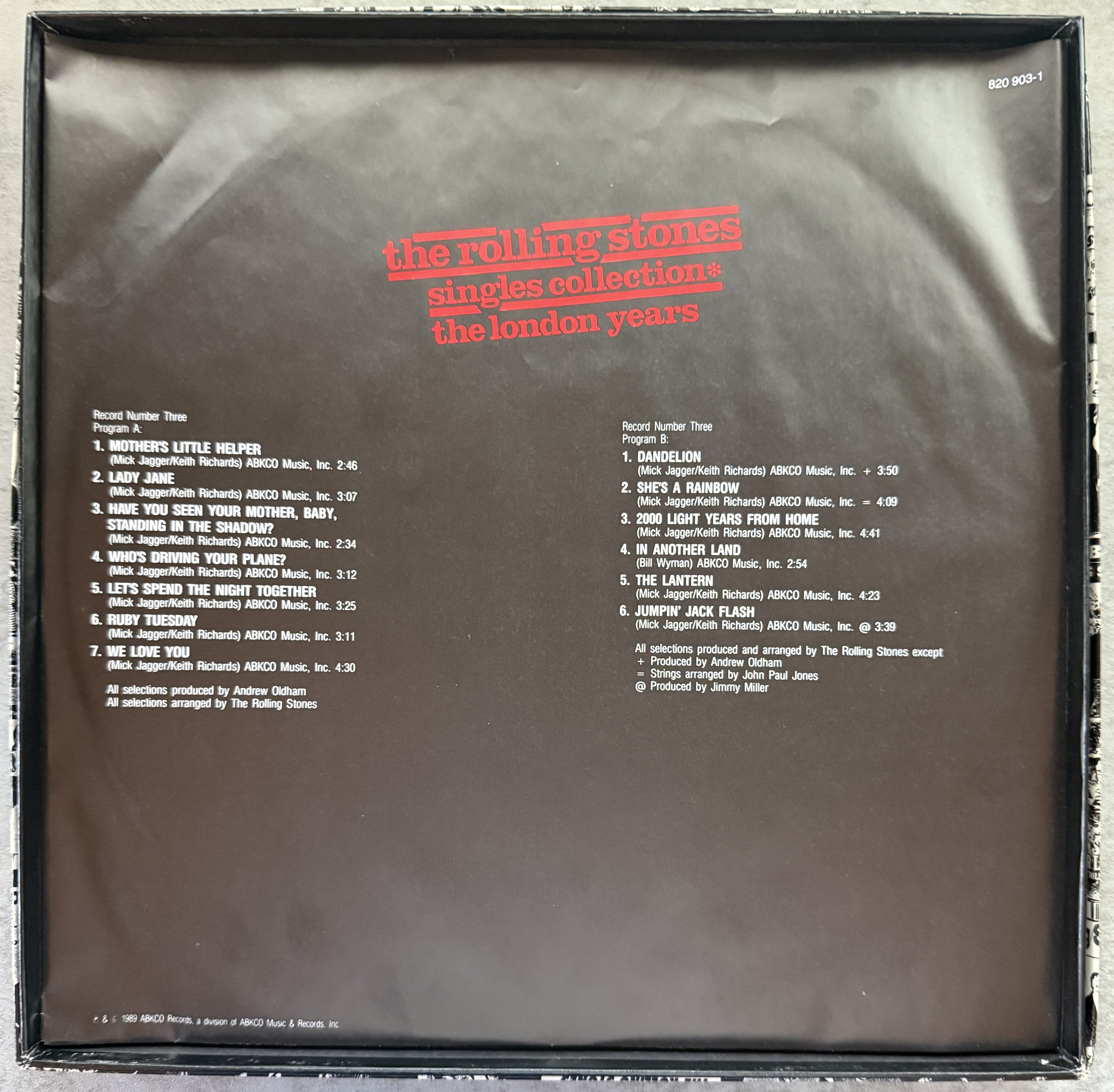 Rolling Stones -Singles Collection * The London Years -4xLP BOX SET STRONG VG++