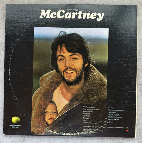 McCartney -1973 Apple reissue, nice copy! VG/VG used vinyl STAO 3363/SMAS-3363