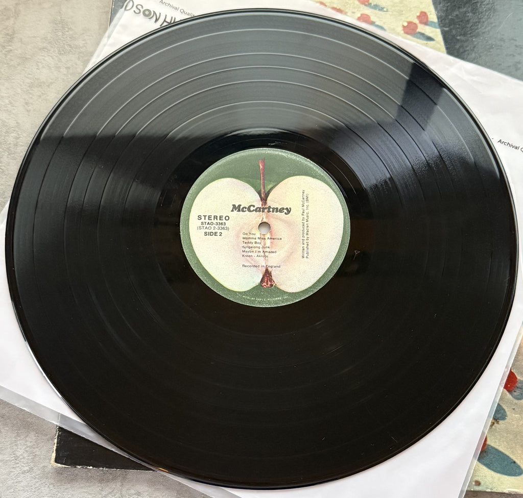 McCartney -1973 Apple reissue, nice copy! VG/VG used vinyl STAO 3363/SMAS-3363
