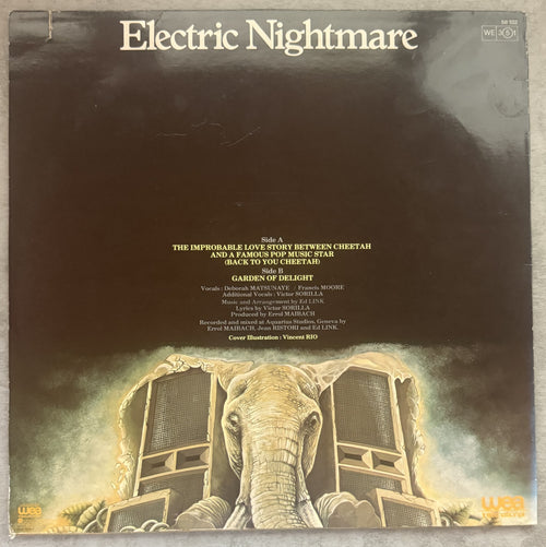 Electric Nightmare - 1979 Prog Rock, French import VG+/VG