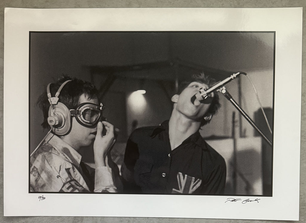 VERY RARE!  THE CLASH - 1977 - PETER M COOK SIGNED LTD EDTN PRINT (#6/30) PHOTO 1