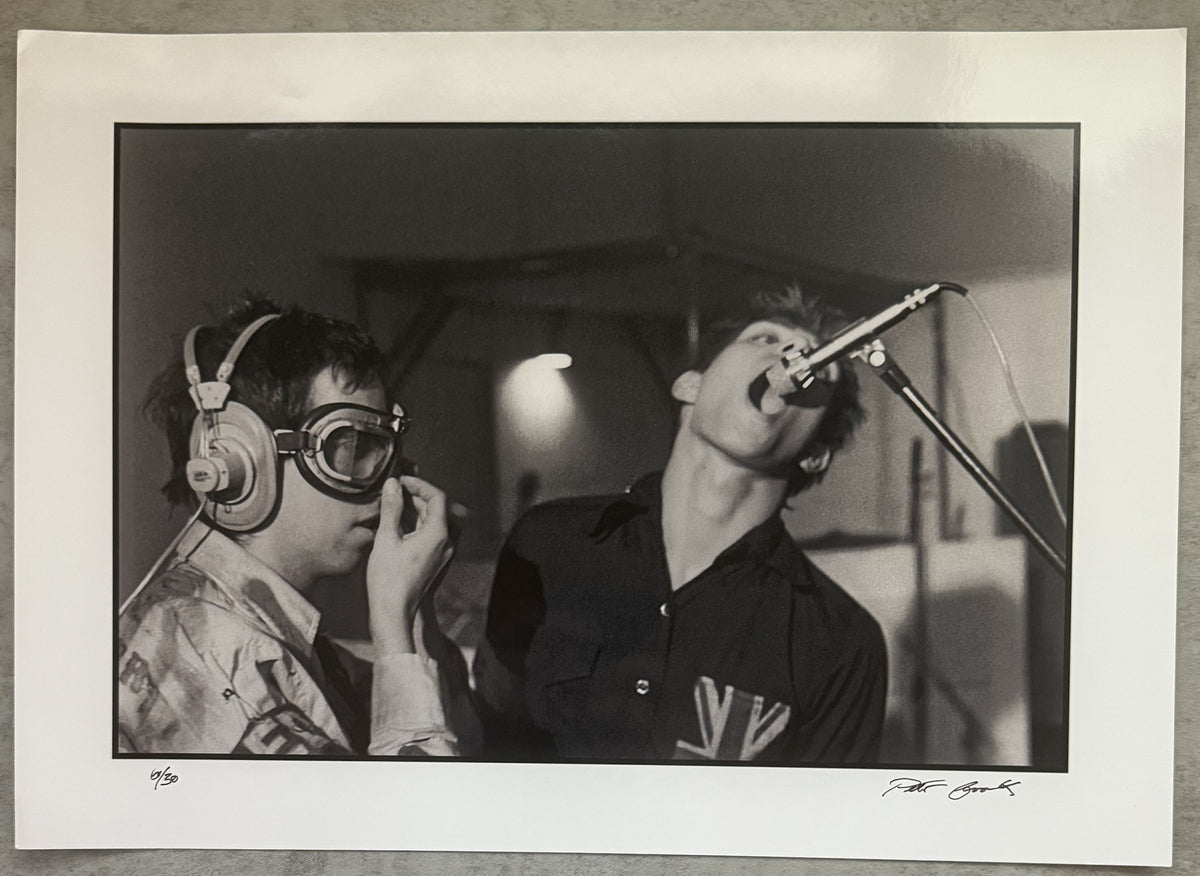 VERY RARE!  THE CLASH - 1977 - PETER M COOK SIGNED LTD EDTN PRINT (#6/30) PHOTO 1