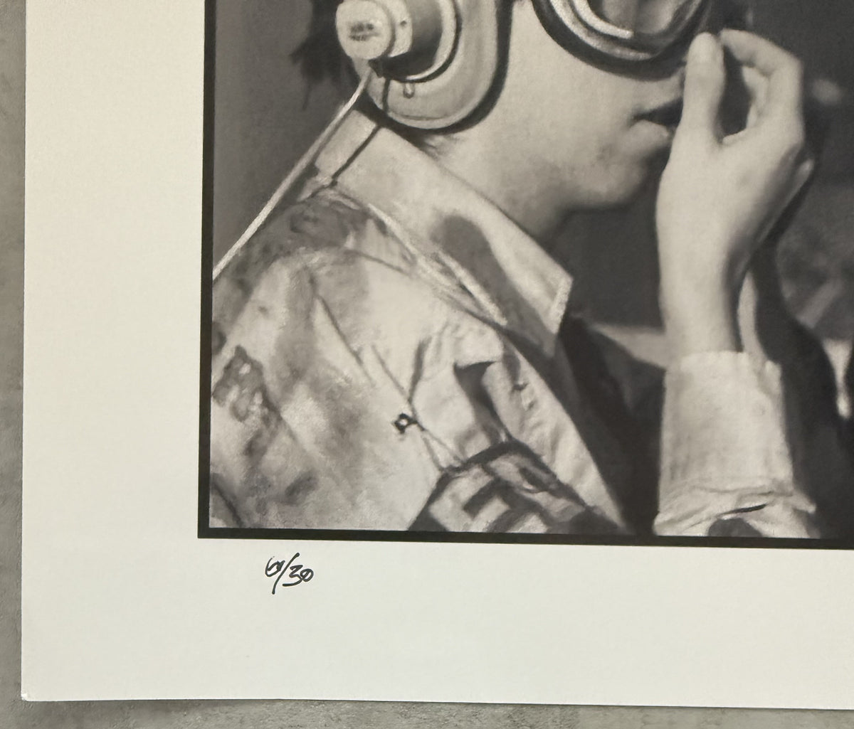 VERY RARE!  THE CLASH - 1977 - PETER M COOK SIGNED LTD EDTN PRINT (#6/30) PHOTO 1