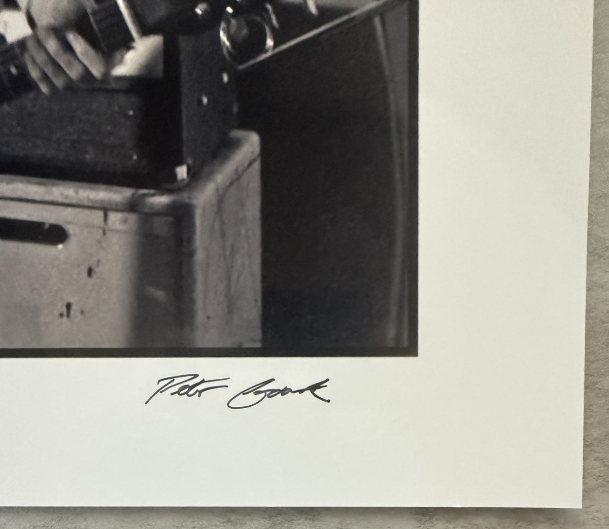VERY RARE!  THE CLASH - 1977 - PETER M COOK SIGNED LTD EDTN PRINT (#6/30) PHOTO 2