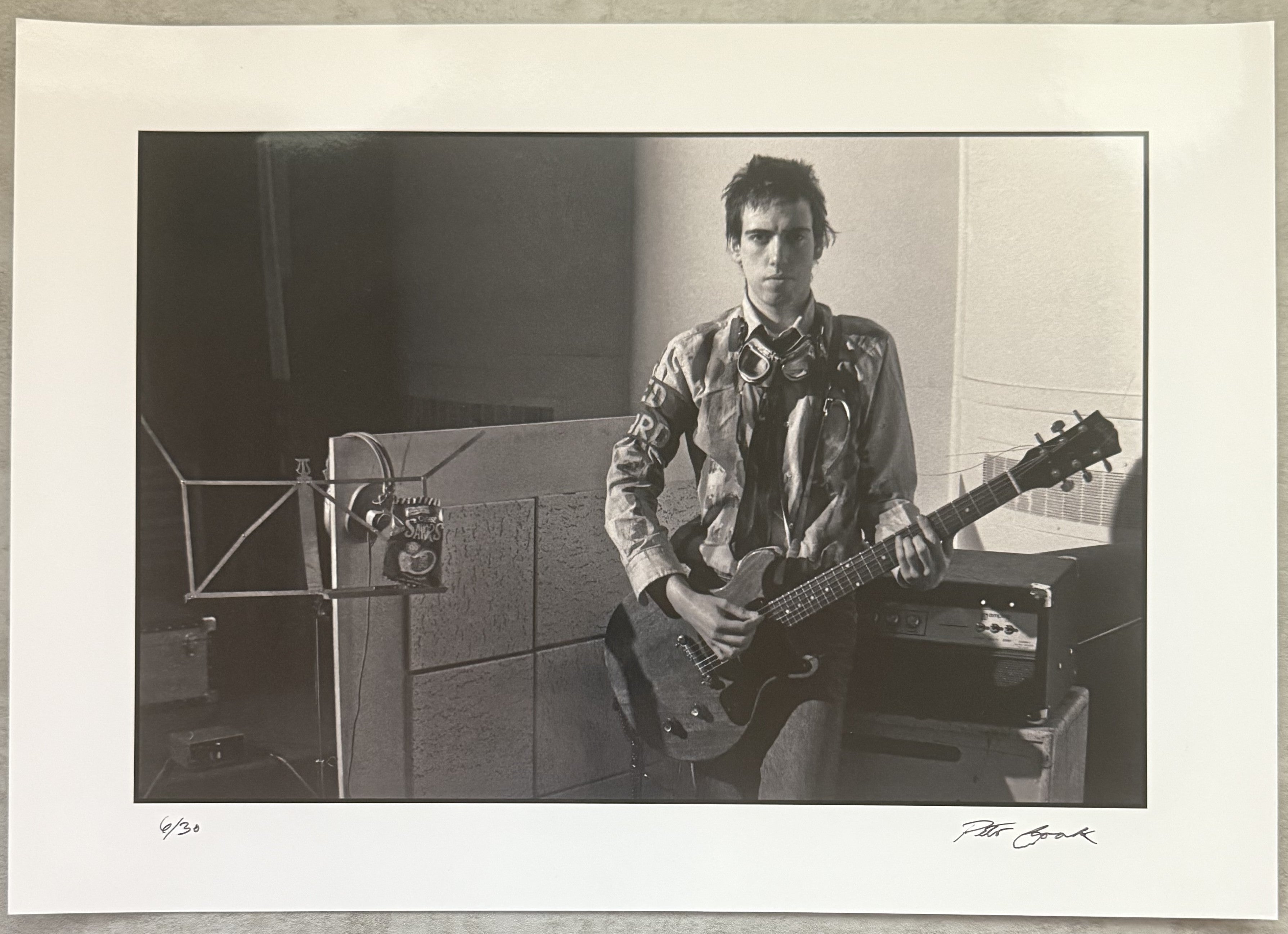 VERY RARE!  THE CLASH - 1977 - PETER M COOK SIGNED LTD EDTN PRINT (#6/30) PHOTO 12
