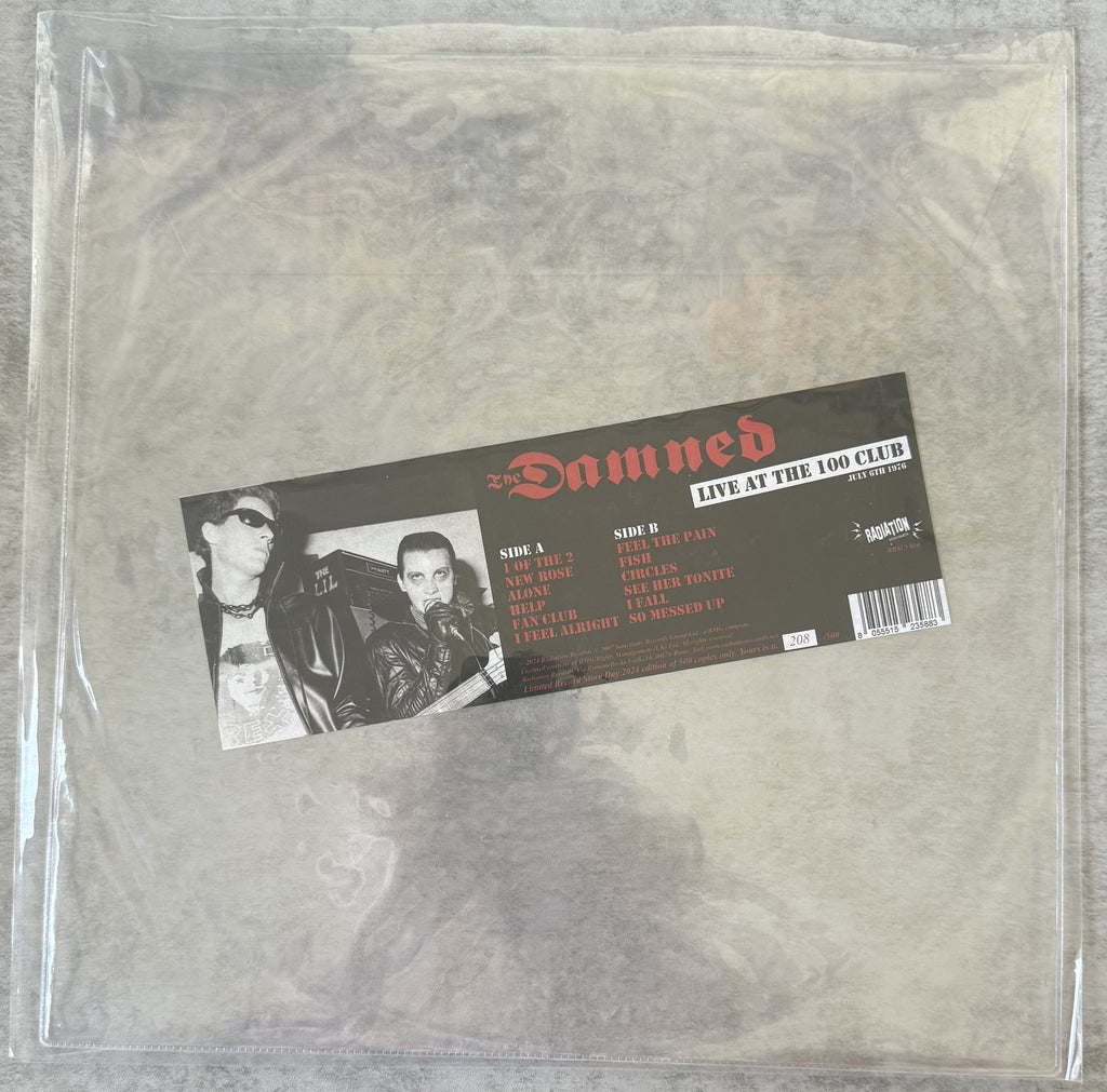 RARE - The Damned 3 Pack (Live at 100 Club + 2x New Rose/Help) - Strong VG+ play