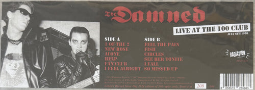 RARE - The Damned 3 Pack (Live at 100 Club + 2x New Rose/Help) - Strong VG+ play
