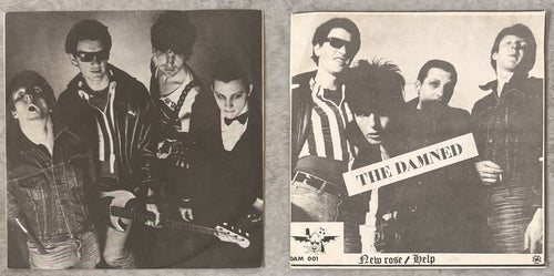 RARE - The Damned 3 Pack (Live at 100 Club + 2x New Rose/Help) - Strong VG+ play