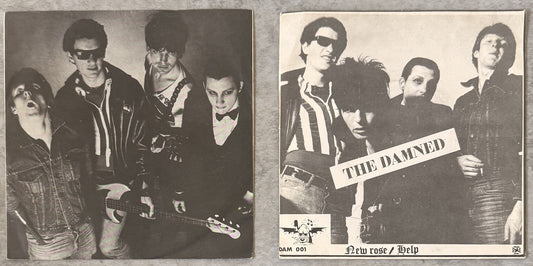 RARE - The Damned 3 Pack (Live at 100 Club + 2x New Rose/Help) - Strong VG+ play