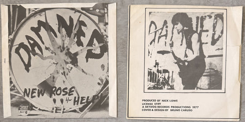 RARE - The Damned 3 Pack (Live at 100 Club + 2x New Rose/Help) - Strong VG+ play