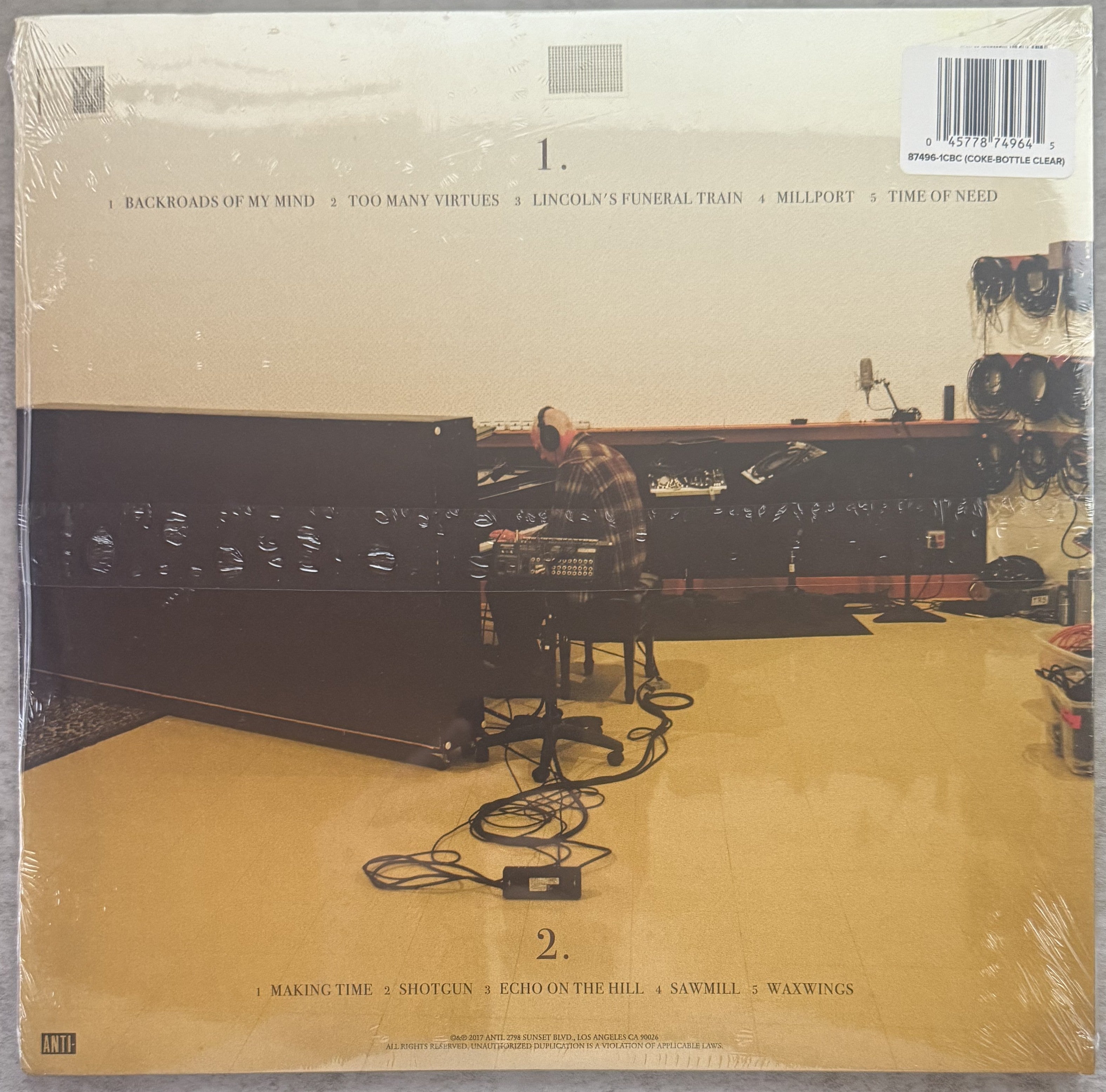 Greg Graffin - Millport - SEALED/NM ltd edition (2,000) clear vinyl 2017