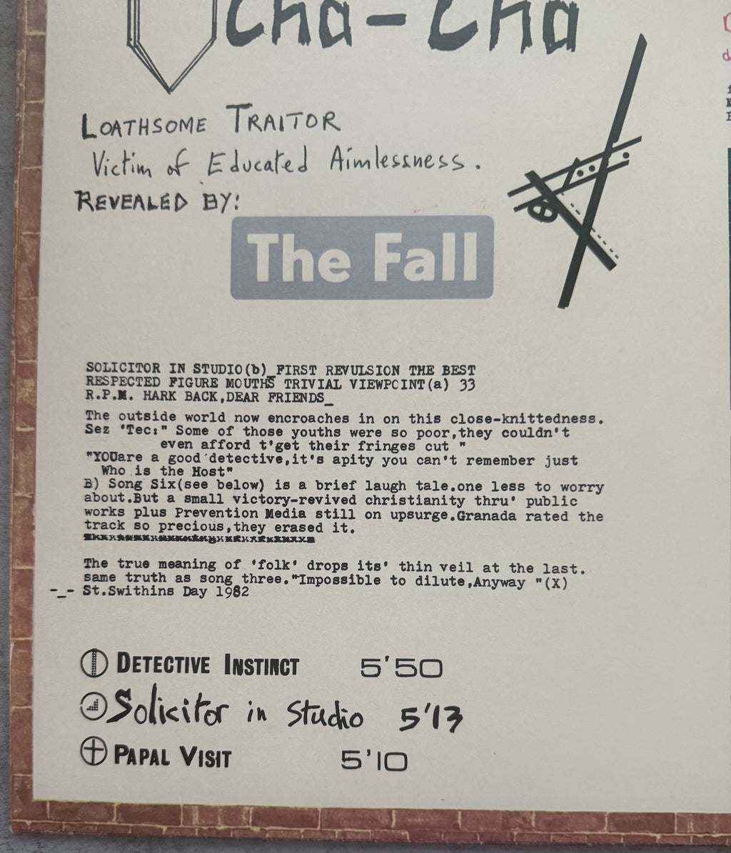 The Fall Room To Live - 1st UK press 1982 ARCHIVE COPY SVG+/SVG+