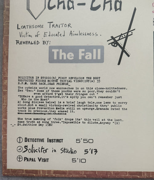 The Fall Room To Live - 1st UK press 1982 ARCHIVE COPY SVG+/SVG+