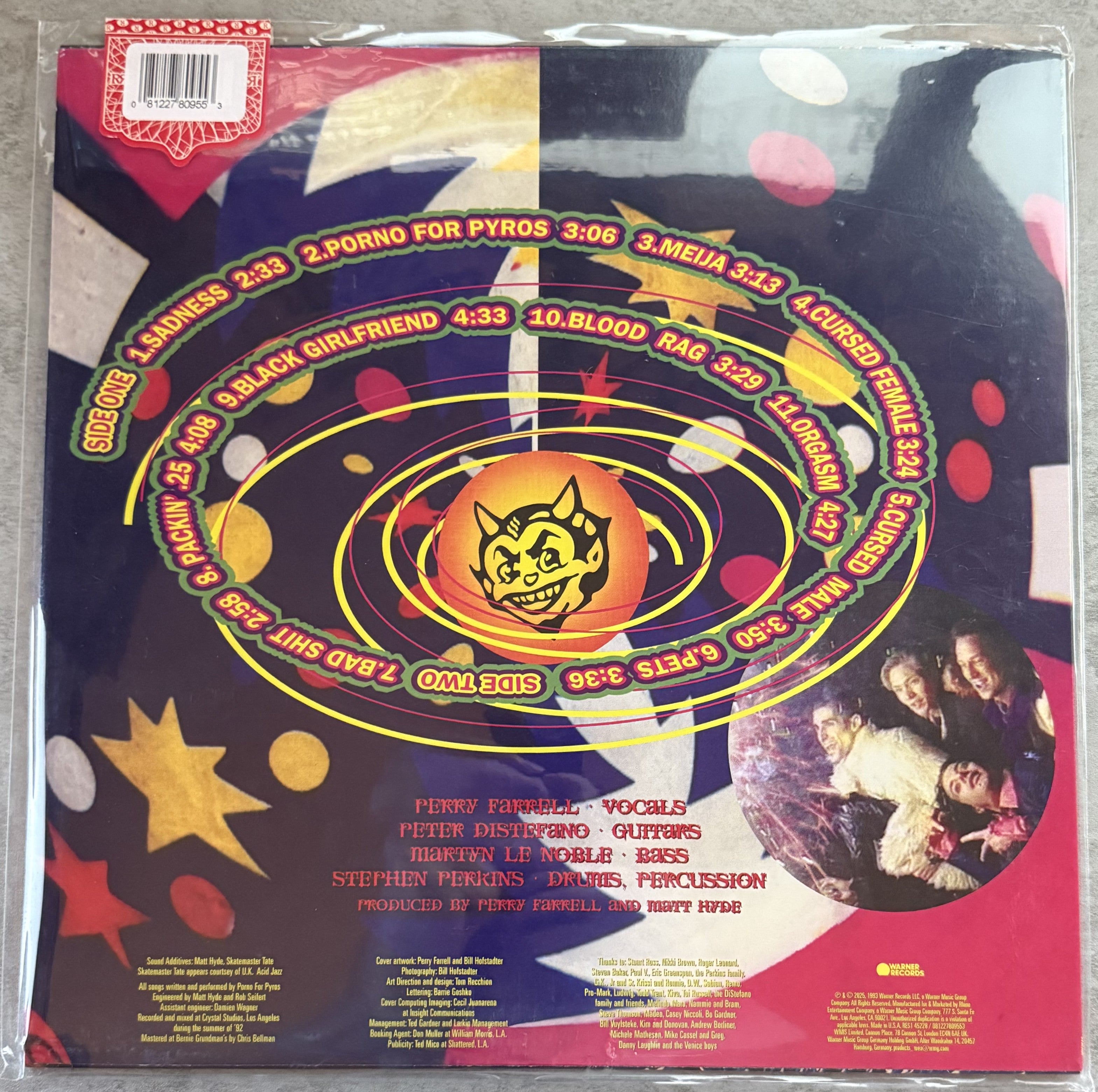 Porno For Pyros - s/t 2025 Rhino reissue SEALED/NM 180g audiophile vinyl