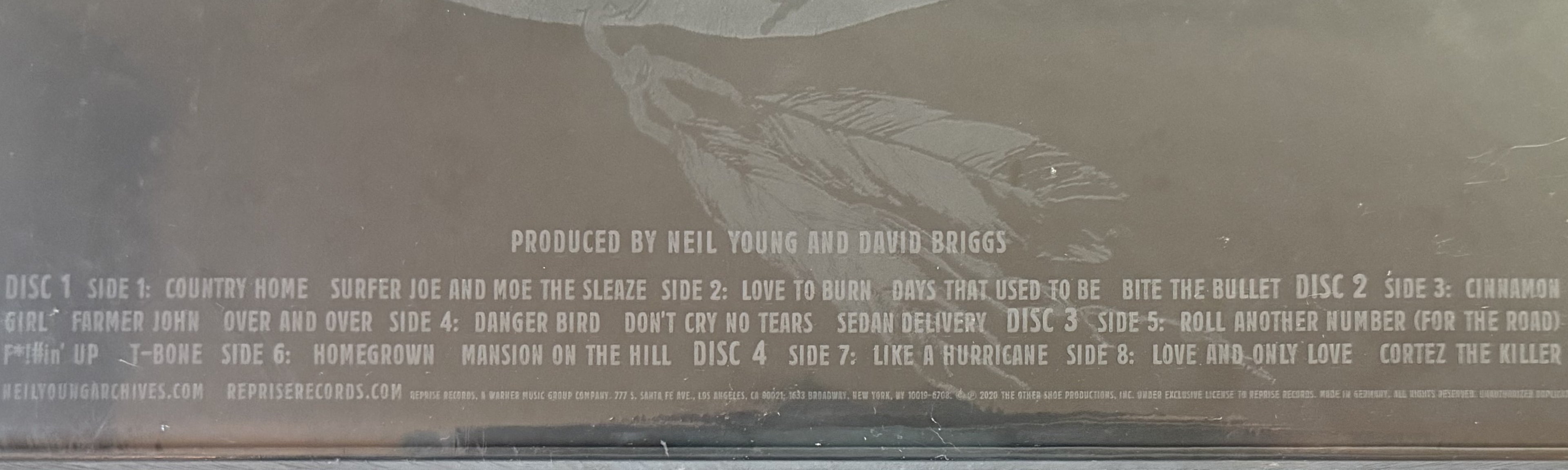 Neil Young & Crazy Horse - Way Down In The Rust Bucket - SEALED/NM BOX SET 2021