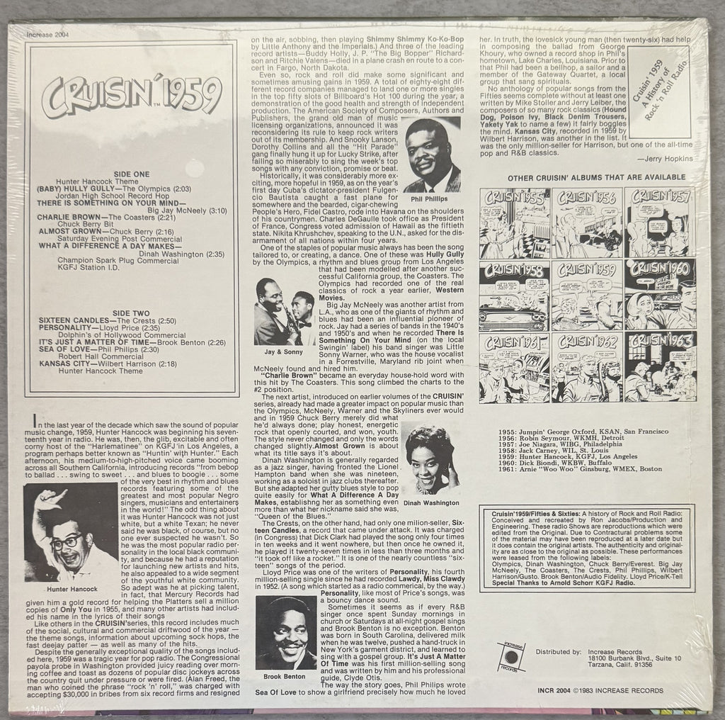 Cruisin' 1959 - INCM 2004 - SEALED/NM 1983 release GOLDEN OLDIES
