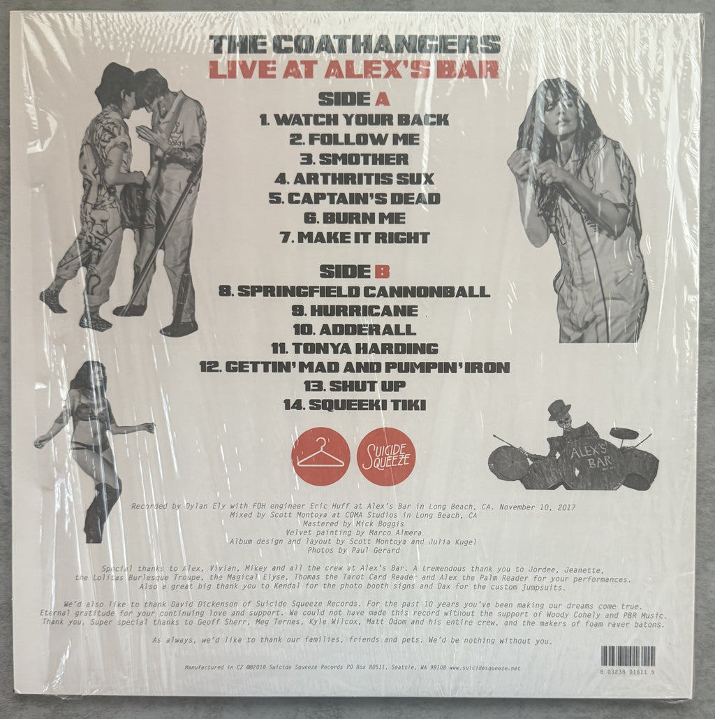 The Coathangers - Live 2018 ltd edtn (1,500) on 150g tri-color vinyl Strong VG++