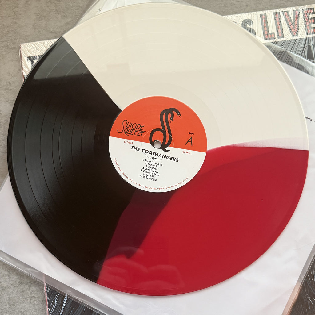 The Coathangers - Live 2018 ltd edtn (1,500) on 150g tri-color vinyl Strong VG++