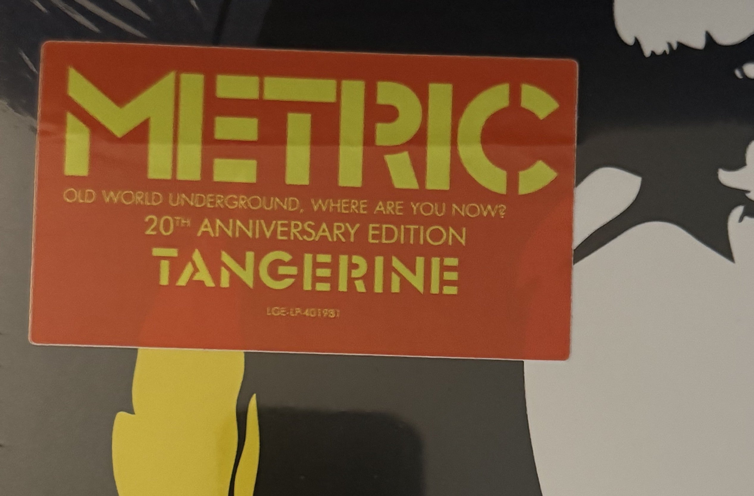 Metric Old World Underground, Where Are You Now? SEALED/NM 20th Anniv TANGERINE