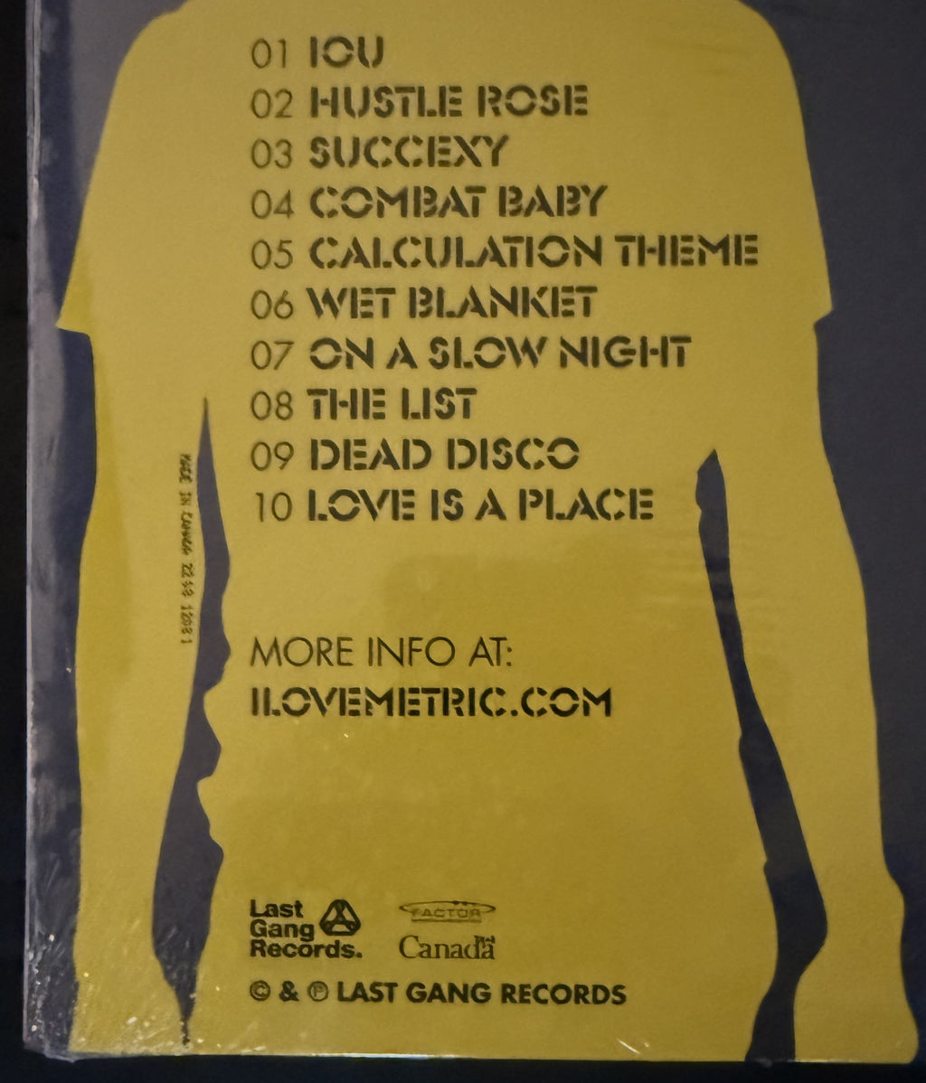 Metric Old World Underground, Where Are You Now? SEALED/NM 20th Anniv TANGERINE