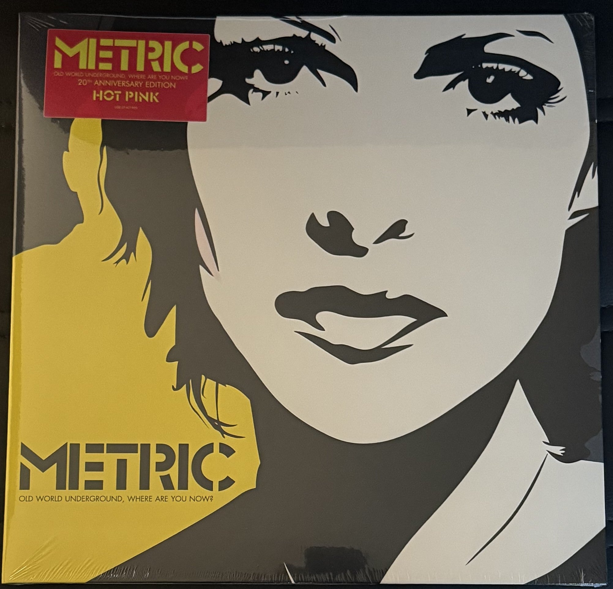 Metric Old World Underground, Where Are You Now? SEALED/NM 20th Anniv HOT PINK