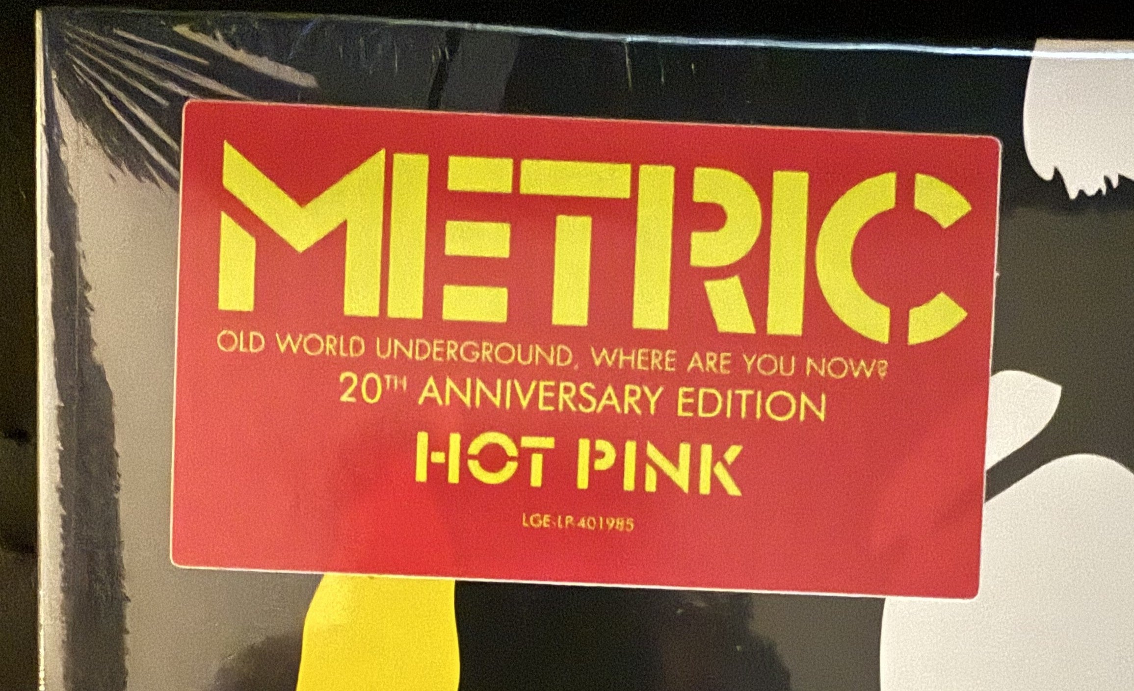 Metric Old World Underground, Where Are You Now? SEALED/NM 20th Anniv HOT PINK