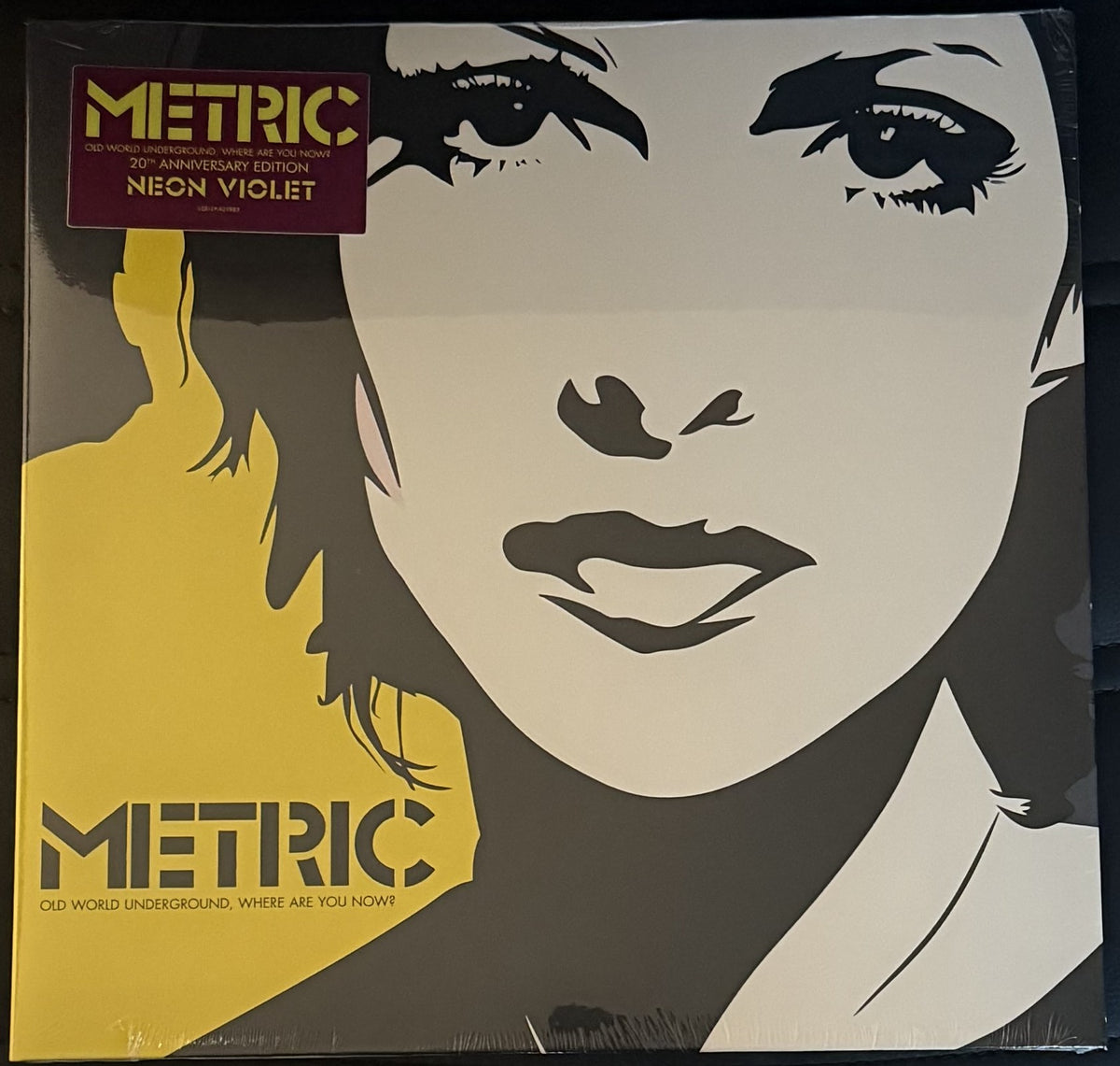 Metric Old World Underground, Where Are You Now? Sealed New 20th Anniv VIOLET