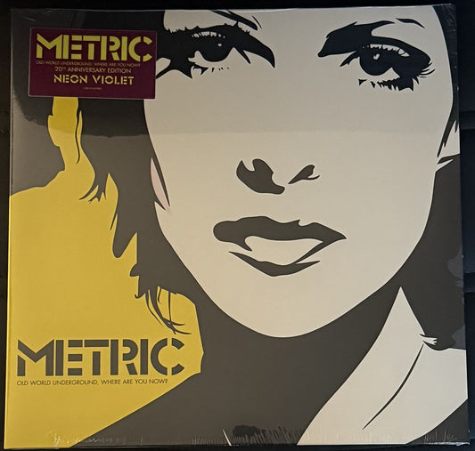 Metric Old World Underground, Where Are You Now? SEALED/NM 20th Anniv VIOLET