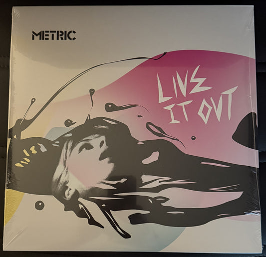 Metric - Live It Out - 2025 Canada reissue on white vinyl SEALED/NM