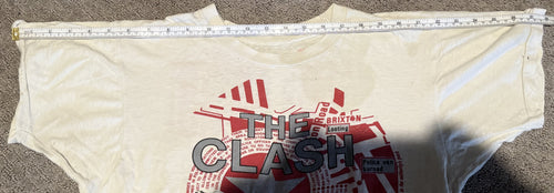 PUNK REAL VINTAGE SHIRT - The Clash 1984 Out Of Control tshirt - See Pictures!