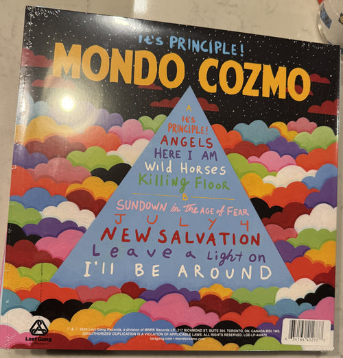 Mondo Cozmo - It's PRINCIPLE! 2024 LP TRI COLOR 180g VINYL, SEALED/NM + Bonus 7"