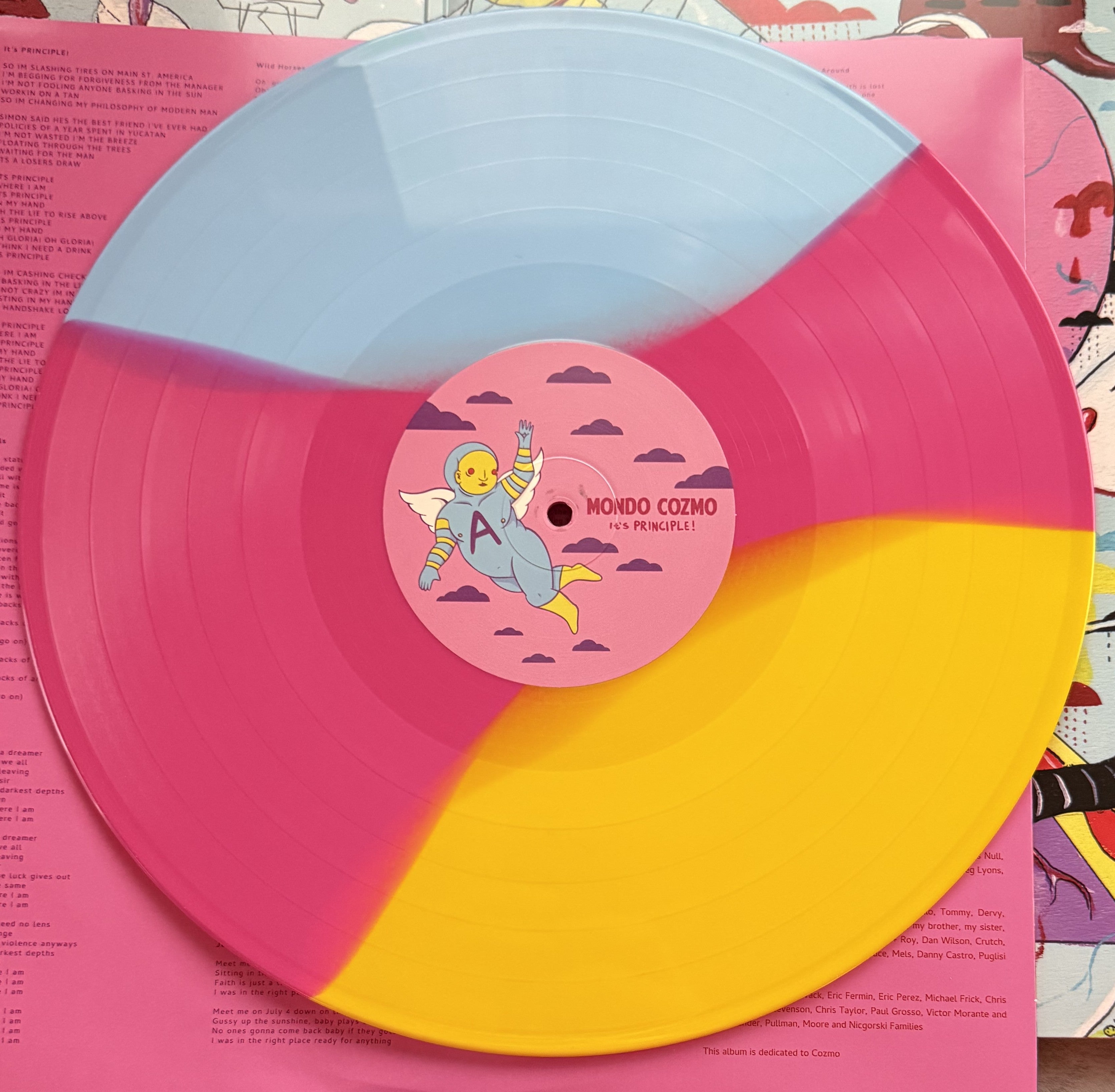 Mondo Cozmo - It's PRINCIPLE! 2024 LP TRI COLOR 180g VINYL, SEALED/NM + Bonus 7"