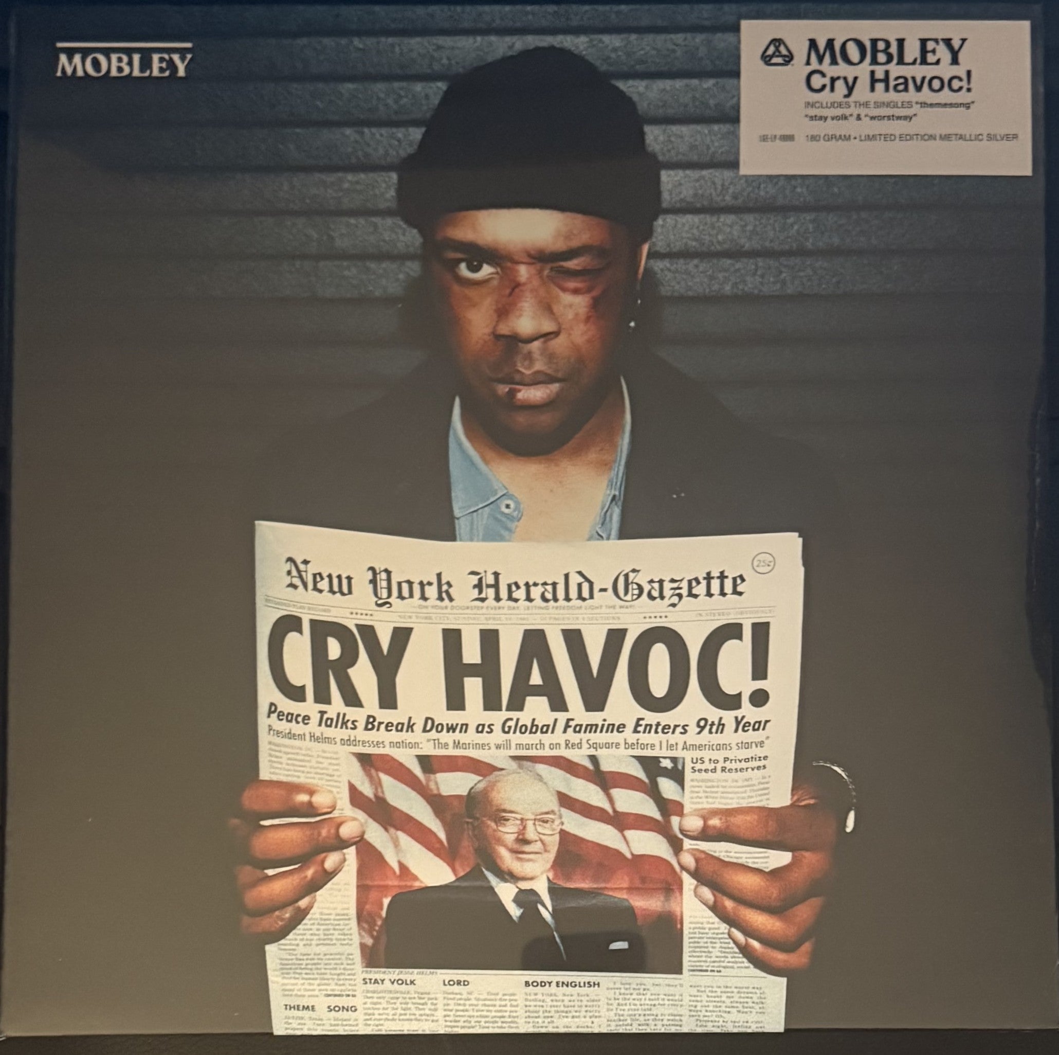 Mobley - Cry Havoc! 2022 180g vinyl metallic silver SEALED/NM Hip-Hop Conscious
